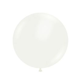 White Latex Balloons 3 Inch - 2-Pack - Image 1