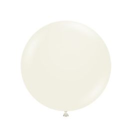 Ivory Lace Pearl Latex Balloons 3 Inch - 2-Pack - Image 1