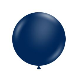 Midnight Blue Metallic Balloons 3 Inch - 2-Pack - Image 1