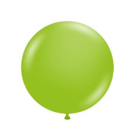 Lime Green Latex Balloons 3 Inch Round - 2-Pack - Image 1