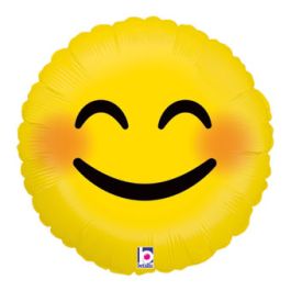 Emoji Smiley Foil Balloon 18 Inch - Image 1