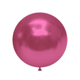 Hot Pink Latex Balloons 3 Inch - 2-Pack Party Set - Image 1