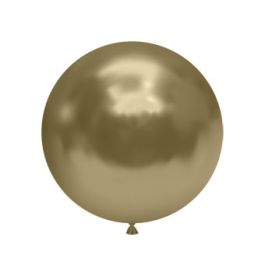 Gold Balloons 3 Inch Round - 2-Pack Bulk Party Set - Image 1