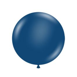 Navy Blue Latex Balloons 3 Inch Round - 2-Pack - Image 1