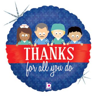 Thanks for All You Do Medical Balloon - 5-Pack - Image 1