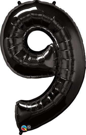 Number 9 Balloon - 3-Pack - Image 1