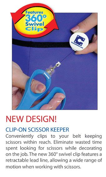 Scissor Keeper 4-Pack with 360° Swivel Clip - Image 1