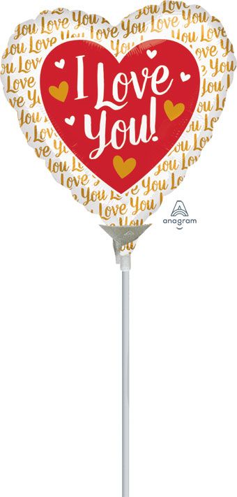 I Love You Balloons - 5-Pack - Image 1