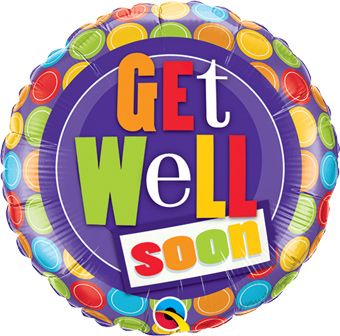 Get Well Soon Balloons - 5-Pack - Image 1