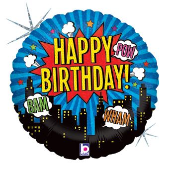 Super Hero Balloon - 5-Pack - Image 1