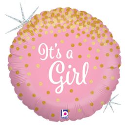 It's a Girl Foil Balloon 18 Inch - Image 1