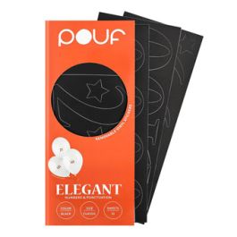 Black Elegant Number Stickers - 100 Count - Image 1