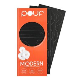 Black Modern Number Stickers - 10 Count - Image 1