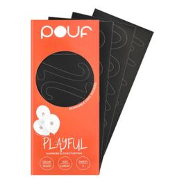 Black Playful Number Stickers - 100 Count - Image 1