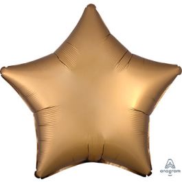 Gold Star Foil Balloon 19 Inch | Satin Luxe Decoration - Image 1