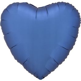 Azure Heart Balloon 18 Inch - 5-Pack - Image 1