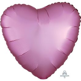 Pink Heart Foil Balloon 18 Inch - Romantic Party Decor - Image 1
