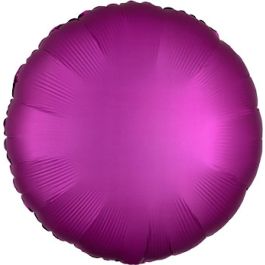 Pomegranate Magenta Foil Balloon 18 Inch Round - Image 1