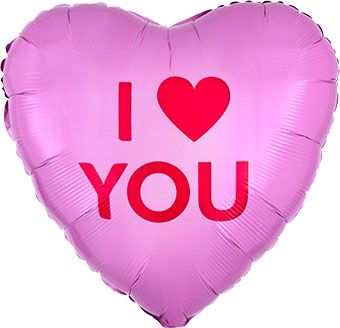 I Love You Heart Balloons - 5-Pack - Image 1