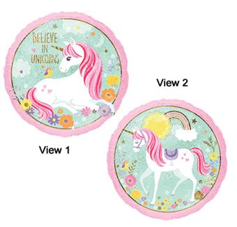 Magical Unicorn Balloons - 5-Pack - Image 1