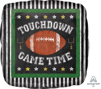 Football Touchdown Game Time Balloons - 5-Pack - Image 1