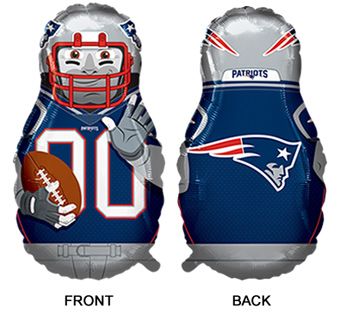 New England Patriots Football Player Balloons - 3-Pack - Image 1