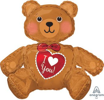 Teddy Bear Balloon - 3-Pack - Image 1