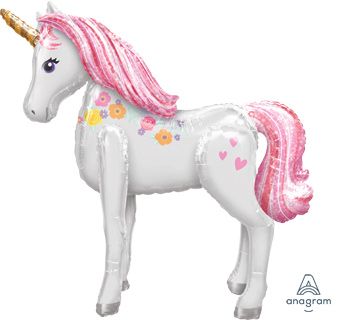 Magical Unicorn Balloon 46" Foil - Party Decoration - Image 1
