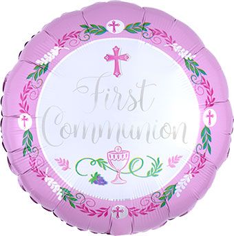 First Communion Balloons - 5-Pack - Image 1