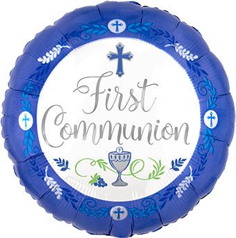 First Communion Balloon 5-Pack - Image 1