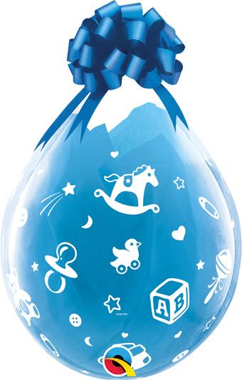 Baby's Nursery Balloon 18 Inch - Blue - Image 1