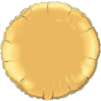 Metallic Gold Foil Balloons - 3-Pack - Image 1