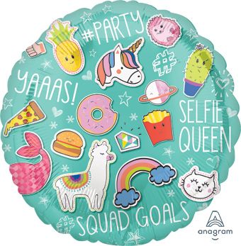 Selfie Celebration Balloons - 5-Pack - Image 1