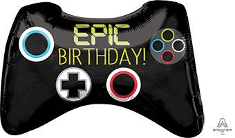 Epic Birthday Game Controller Balloons - 3-Pack - Image 1