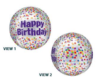 Happy Birthday Balloon - 3-Pack - Image 1