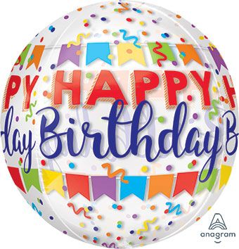 Happy Birthday Balloon - 3-Pack - Image 1