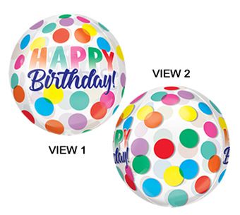 Happy Birthday Balloon - 3-Pack - Image 1