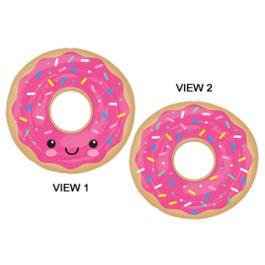 Pink Donut Foil Balloon 27 Inch - Celebration Decor - Image 1