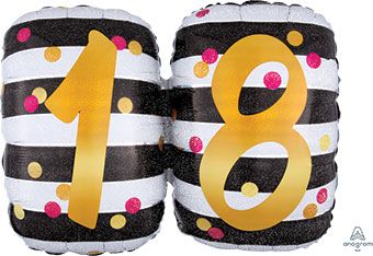18th Birthday Balloons - 3-Pack - Image 1