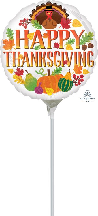 Thanksgiving Balloon - 5-Pack - Image 1
