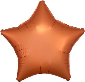 Amber Star Balloon - 5-Pack - Image 1