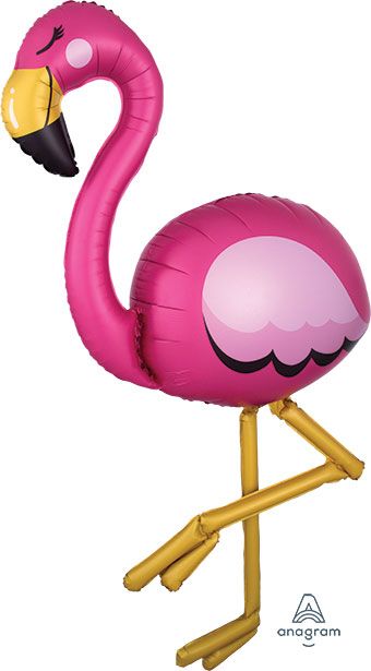 Flamingo Balloon 68 Inch Foil - Party Decoration - Image 1
