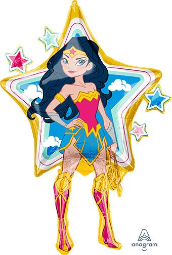 Wonder Woman Balloons - 3-Pack - Image 1
