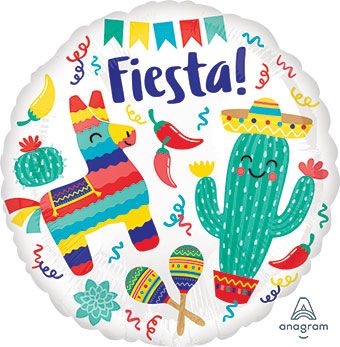 Fiesta Balloon 5-Pack - Mexican Party Decor - Image 1