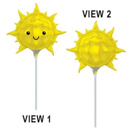 Iridescent Sun Balloon 18 Inch - 5-Pack - Image 1