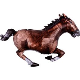 Galloping Horse Foil Balloon 40 Inch - 1 Pack - Image 1