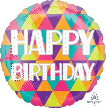 Happy Birthday Balloons - 5-Pack - Image 1