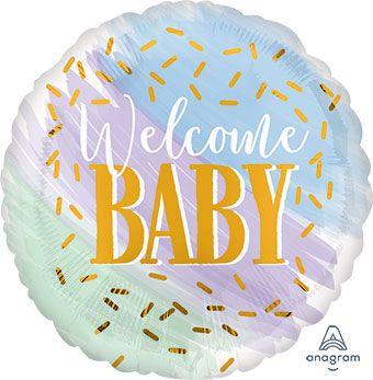 Welcome Baby Balloons - 5-Pack - Image 1