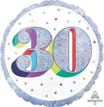 30th Birthday Balloon - 5-Pack - Image 1