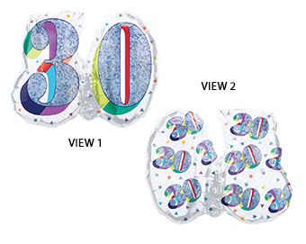 30th Birthday Balloons - 3-Pack - Image 1